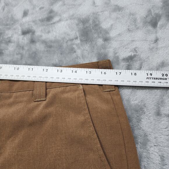 Bluffworks Pants Mens 32W/30L Tan Original Performance Regular Fit Chino Preppy - Picture 8 of 12